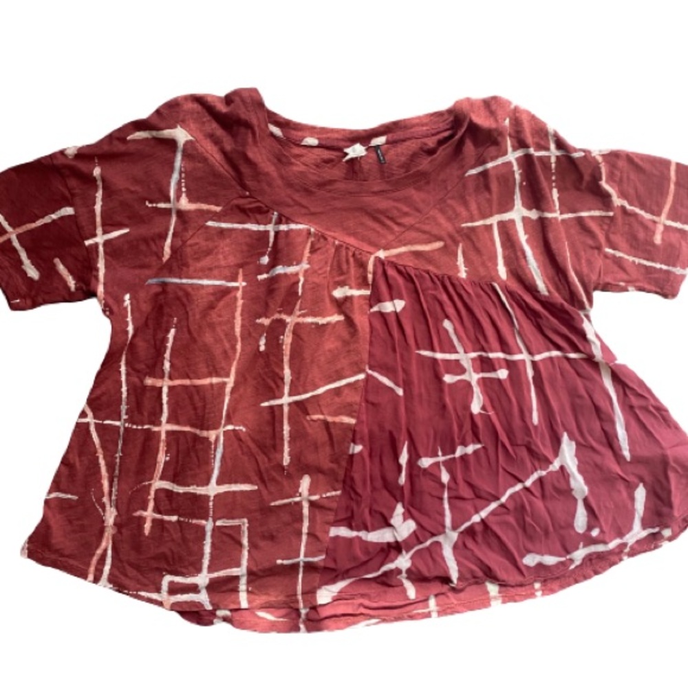 Anthropologie Akemi + Kin Light Streaks Tee - Picture 3 of 6